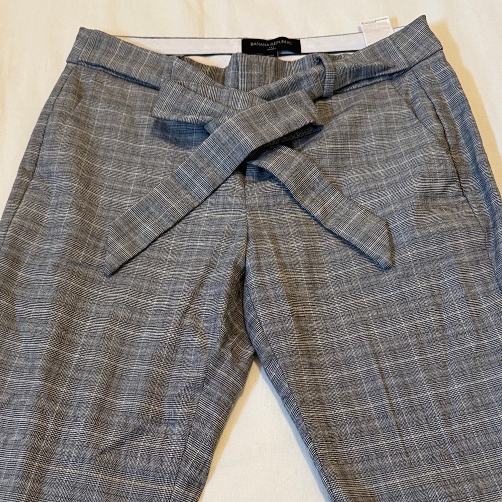 Banana Republic Gray Checkered Men's Pants